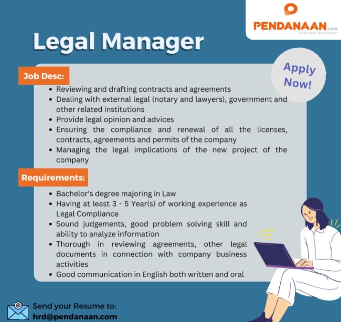 loker legal 2023